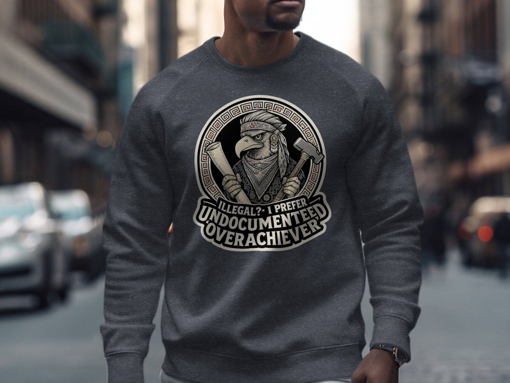 Undocumented Overachiever Graphic Sweatshirt product type