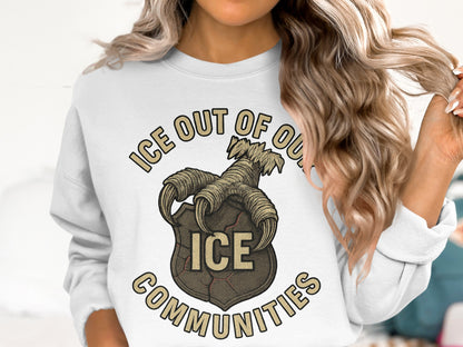 Ice Out of Our Communities Long Sleeve Shirt product