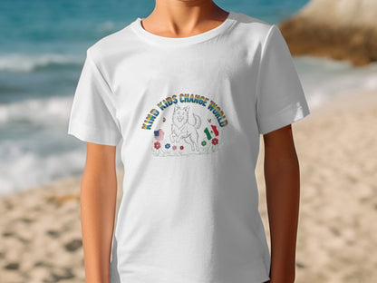 Kind Kids Change The World T-Shirt Product