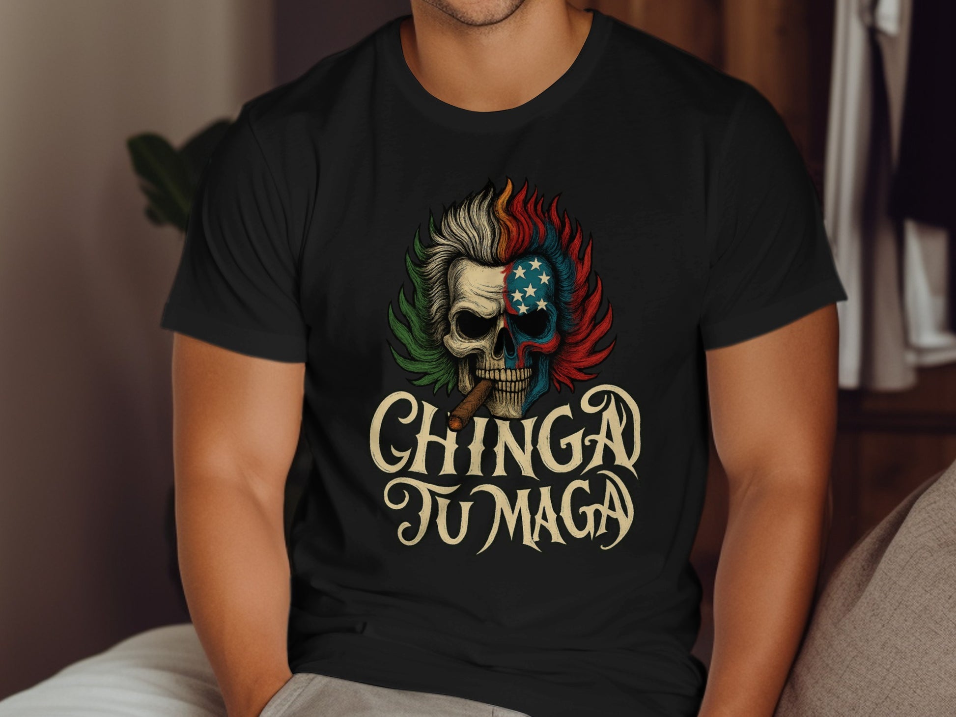 Chinga Tu Maga Graphic T-Shirt Unique Statement product