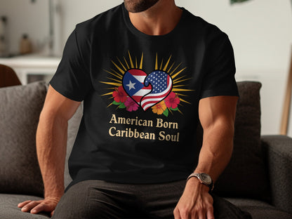 American Born Caribbean Soul Graphic T Shirt