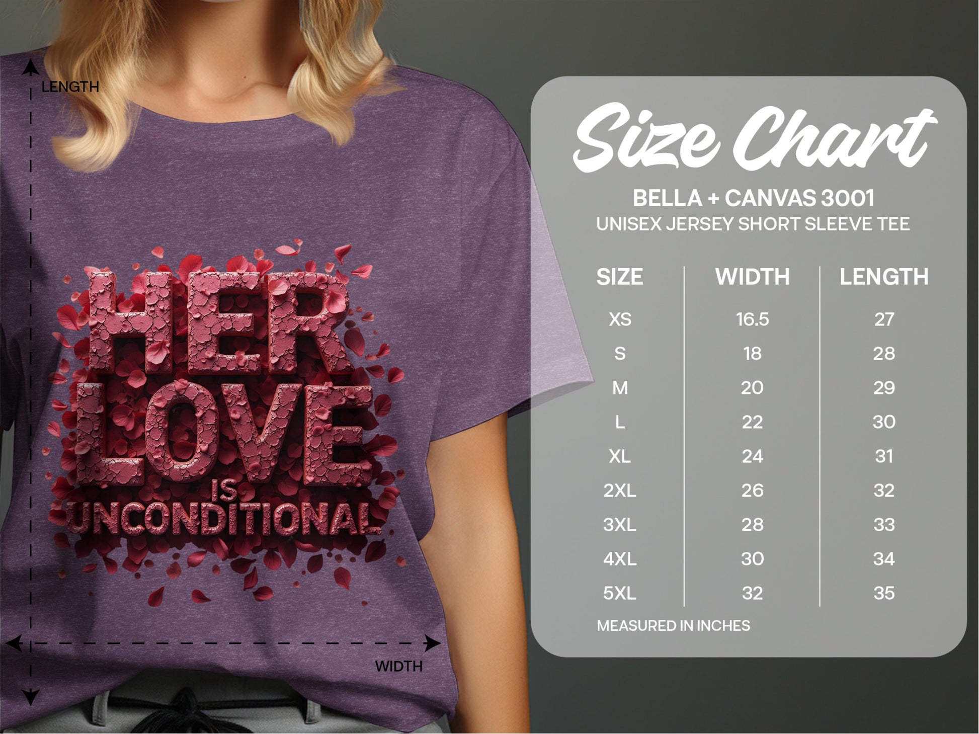 Her Love Is Unconditional T Shirt product type