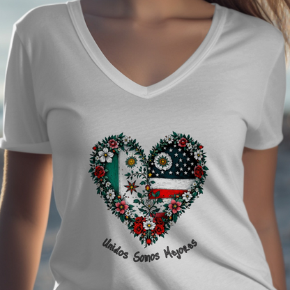 Unidos Somos Mejores Heart Design T-shirt product