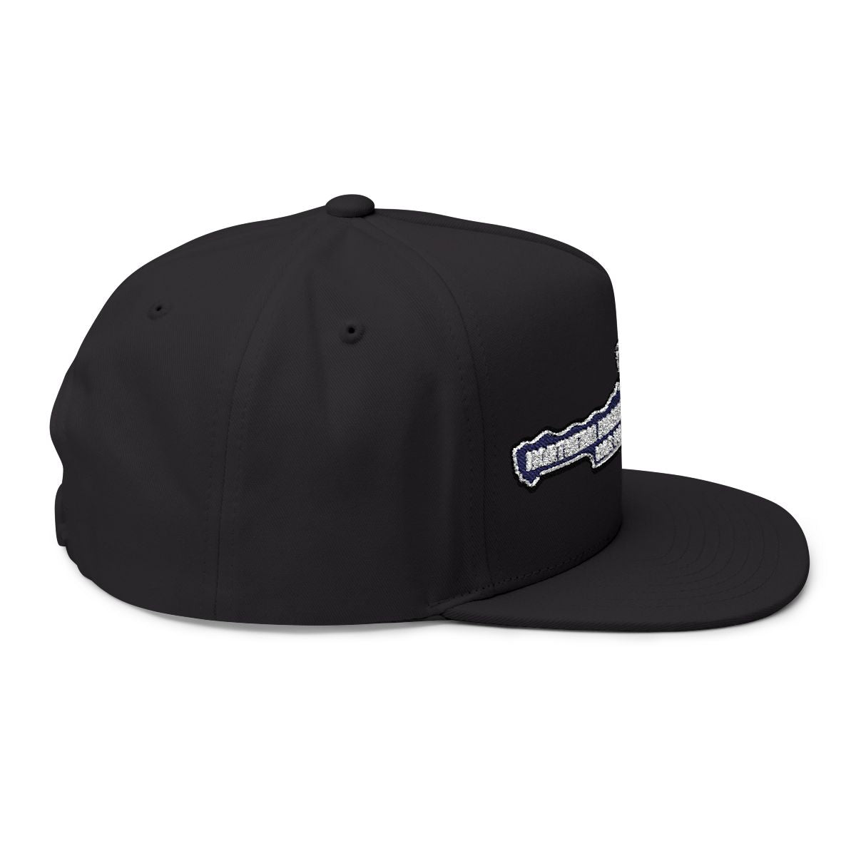 Retro Fitted Cap with Detailed Embroidered Logo Hat