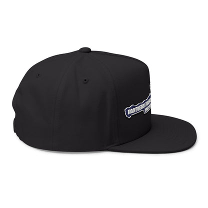 Retro Fitted Cap with Detailed Embroidered Logo Hat