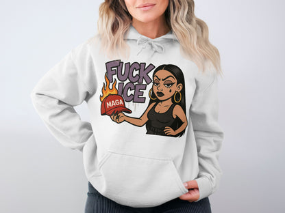 Bold Graphic Political Statement Hoodie product type