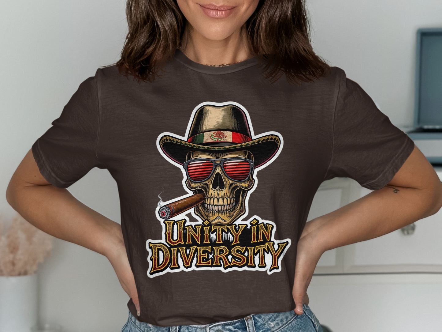 Unity in Diversity Skull Graphic T-Shirt product