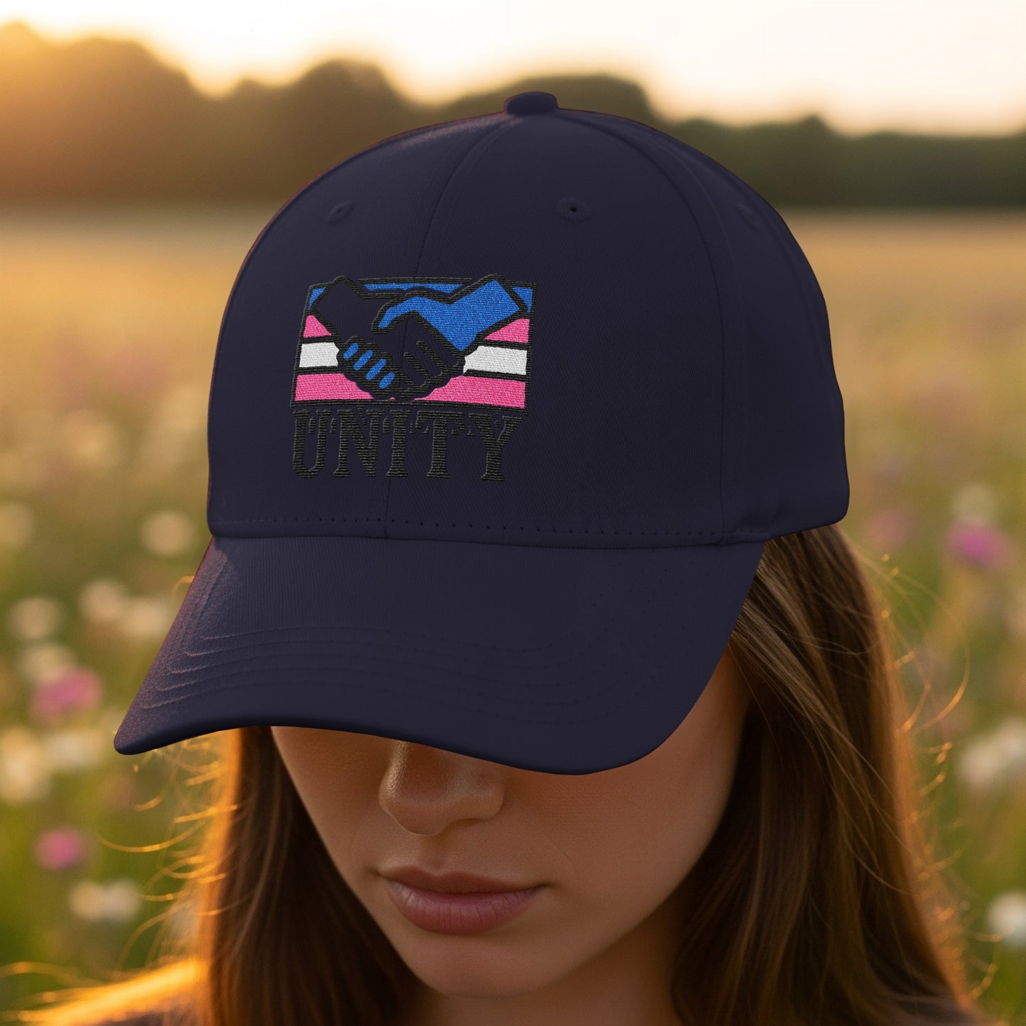 Unity Handshake Design Hat Product