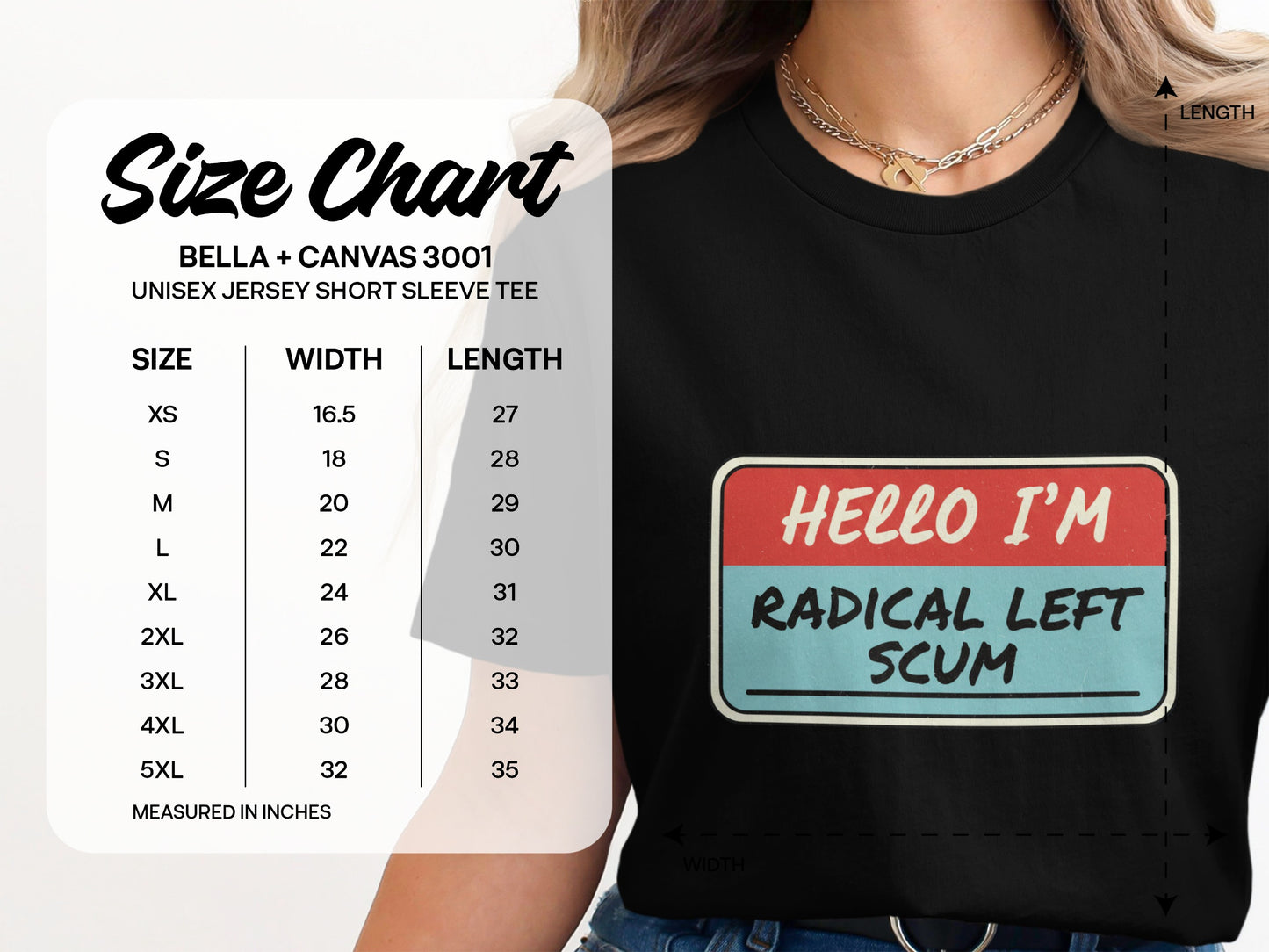 Hello I'm Radical Left Scum Unisex Tee-Shirt