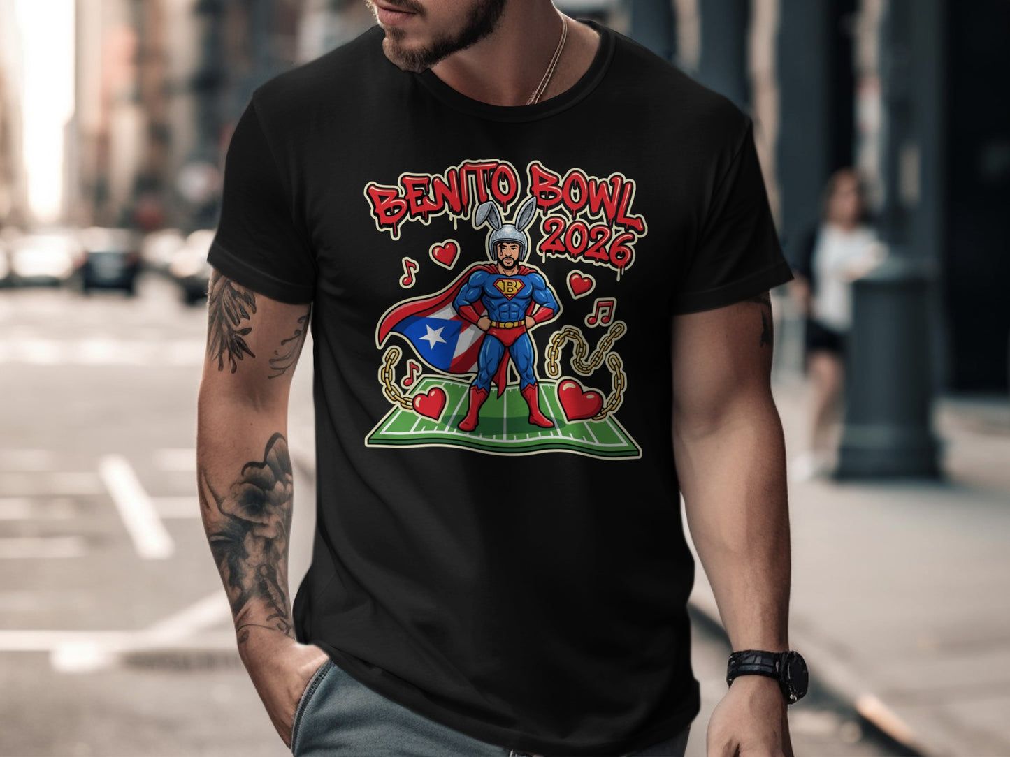 Benito Bowl 2026 Graphic Tee Shirt Fun Apparel