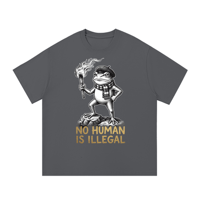 NO Human is Illegal Tee |Essential Cotton T-Shirt