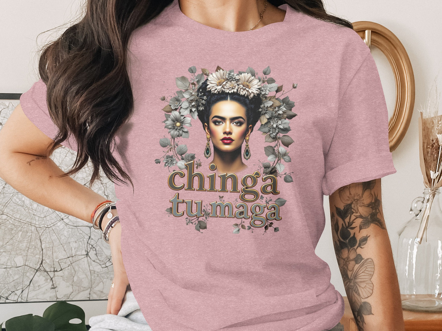 Chinga Tu Maga Graphic Tee Shirt Bold Statement