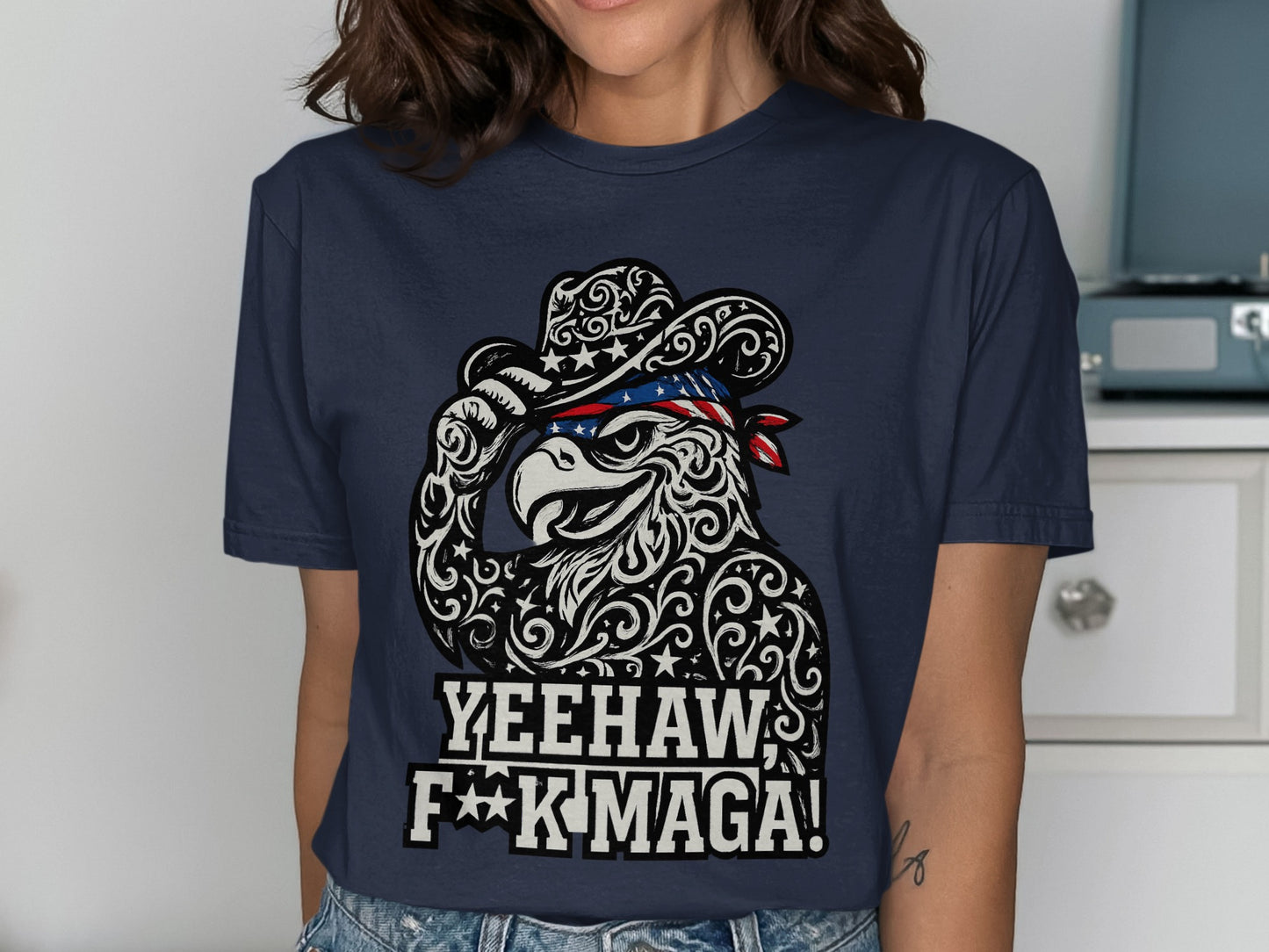Yeehaw F**k MAGA Statement Apparel product type