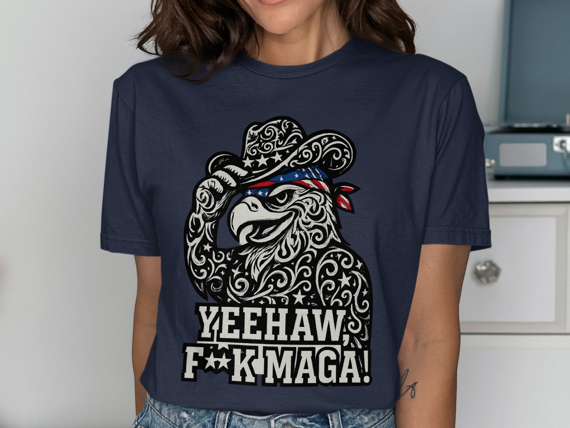 Yeehaw F**k MAGA Statement Apparel product type
