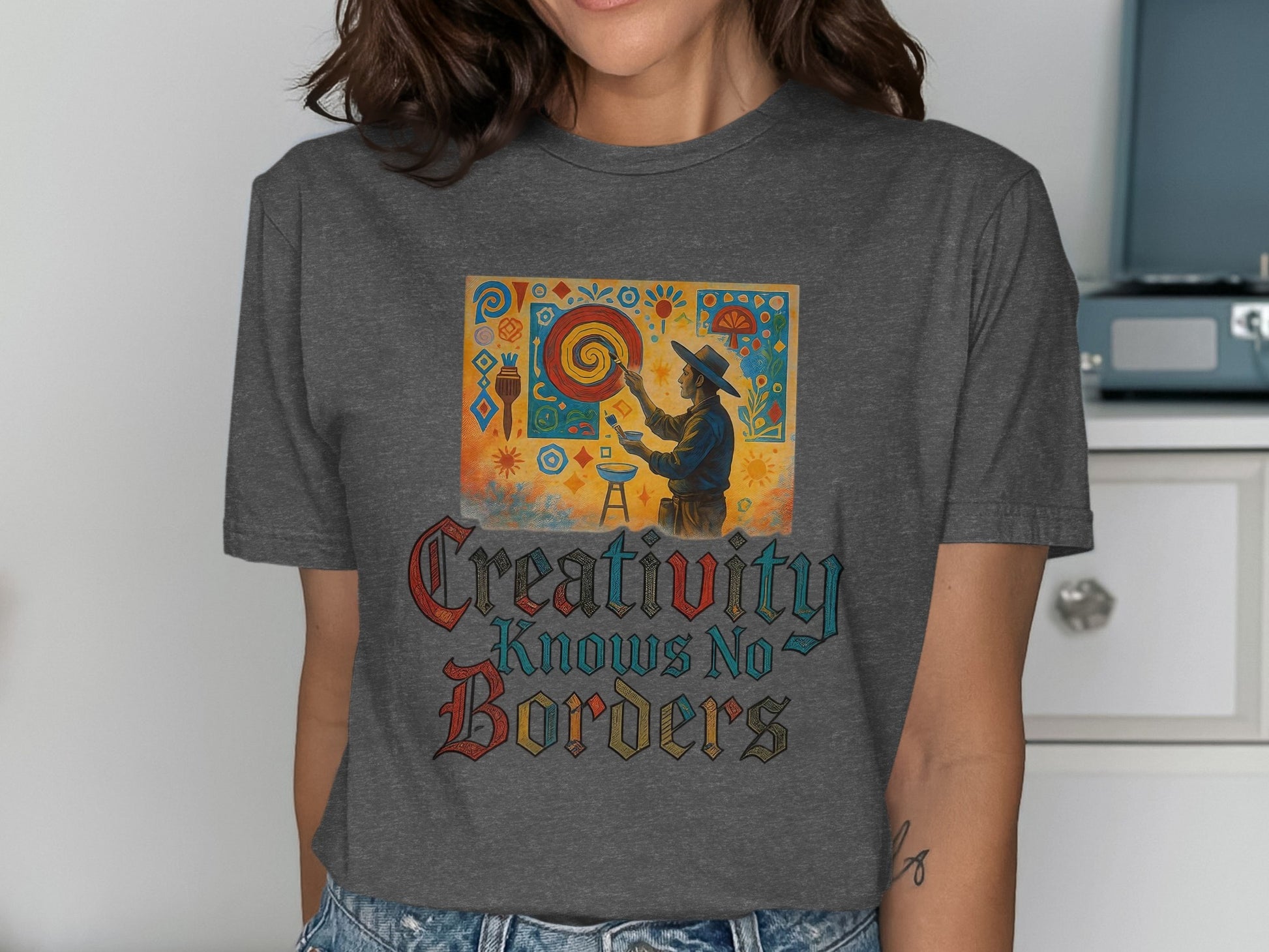 Creativity Knows No Borders Graphic T-Shirt product type