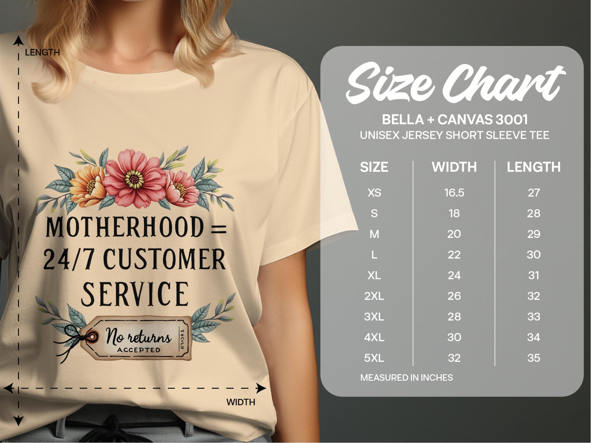 Motherhood 24/7 Customer Service Short Sleeve Tee product