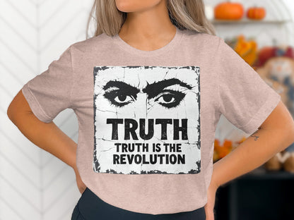 TRUTH TRUTH IS THE REVOLUTION Graphic Tee product type