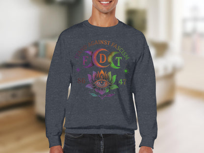 Stand Against Fascism Colorful Design Sweatshirt Product