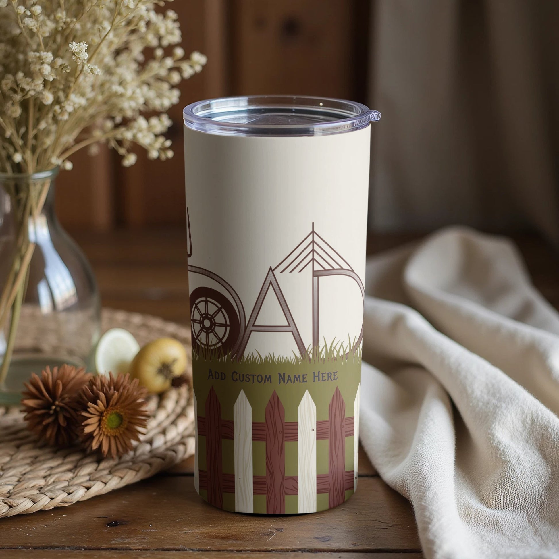 Personalized Road Design Tumbler Custom Name product type