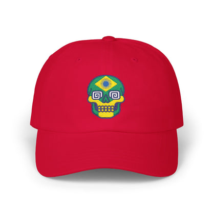Colorful Skull Classic Dad Cap - Trendy Summer Hat for Music Festivals, Beach Days, Casual Outings, Unique Gift for Him, Adjustable Snapback