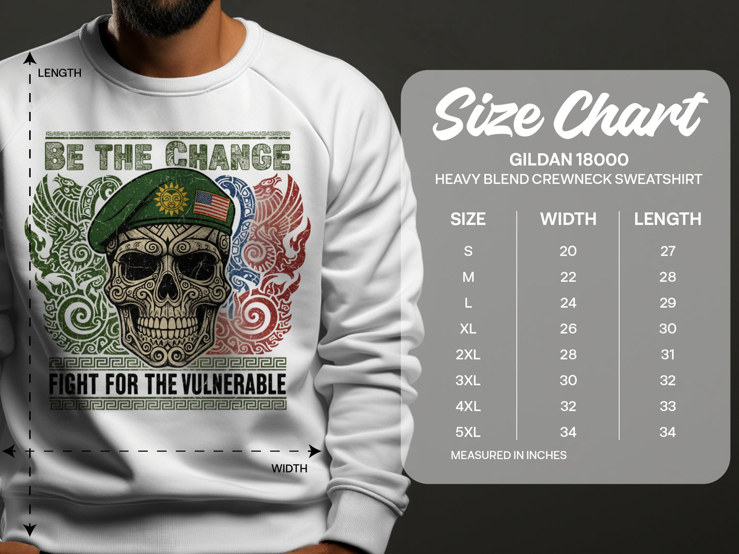 Be the Change Fight for the Vulnerable Sweatshirt