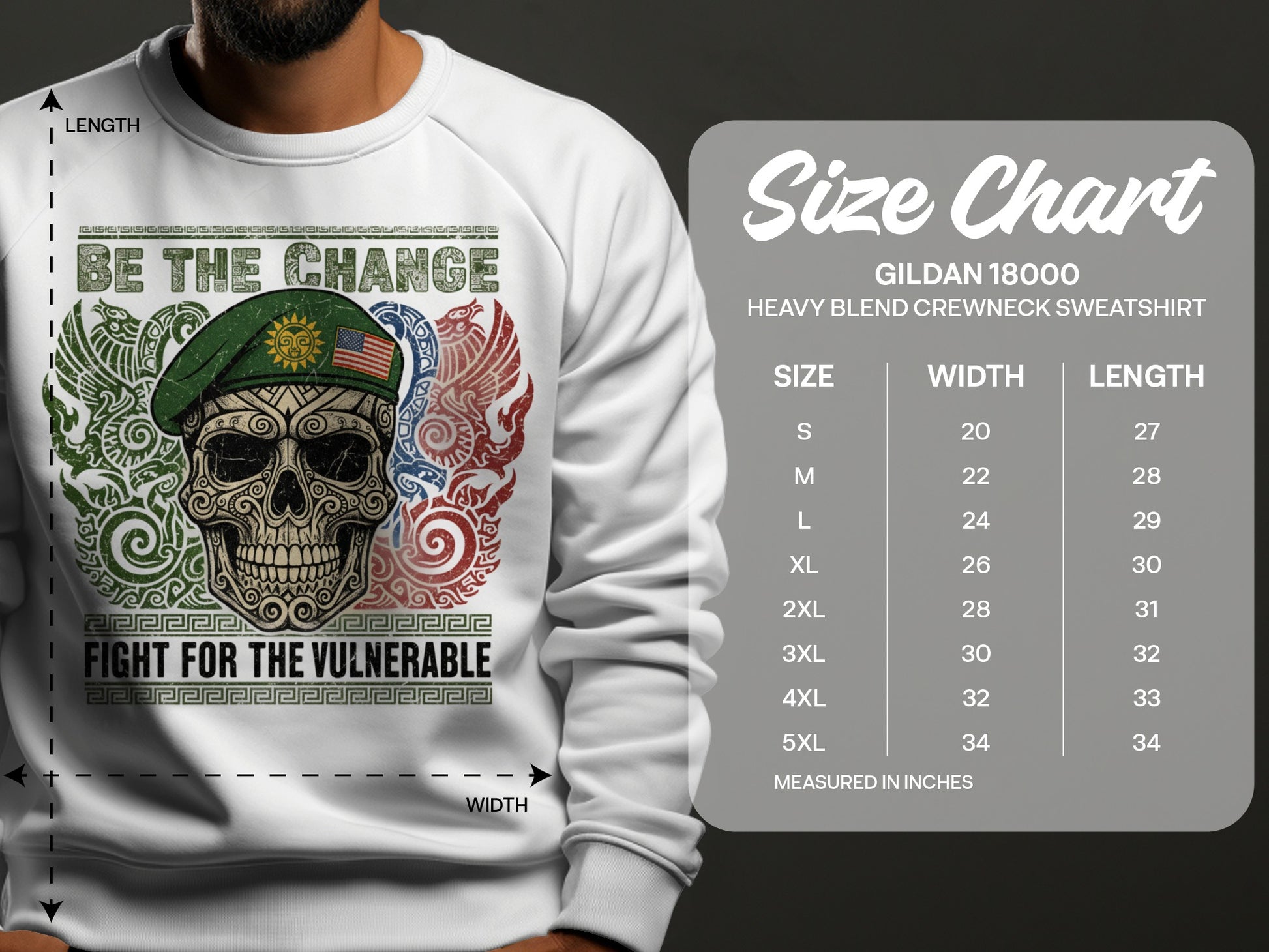 Be the Change Fight for the Vulnerable Sweatshirt