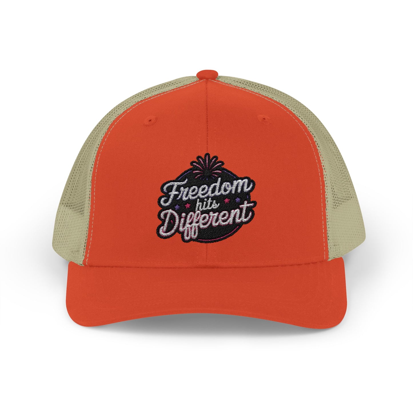 Freedom Hits Different Snapback Trucker Cap - Stylish Sportswear for Summer Activities