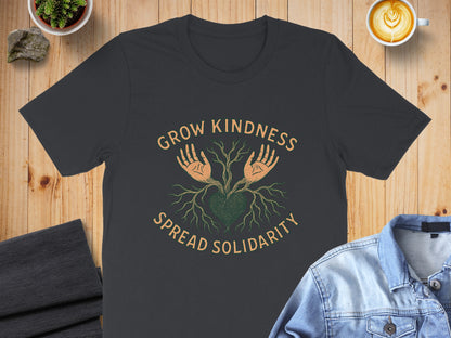 Grow Kindness Spread Solidarity Graphic T-shirt product
