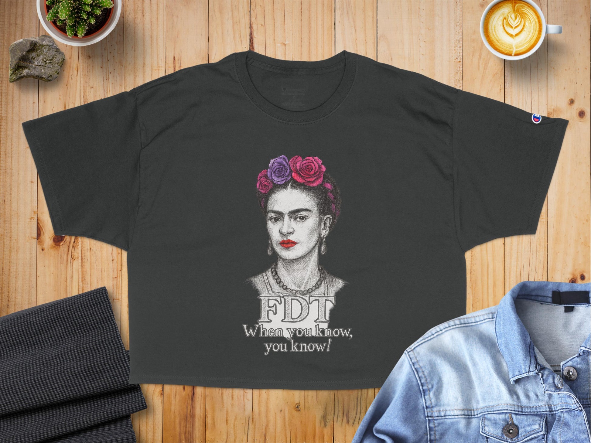 Artistic Frida Kahlo Inspired Graphic Tee product