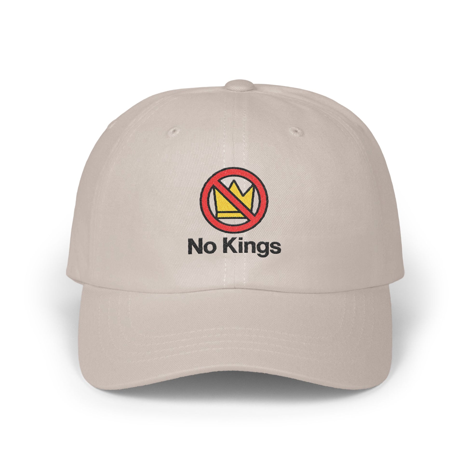 No Kings Embroidered Baseball Cap fashion product