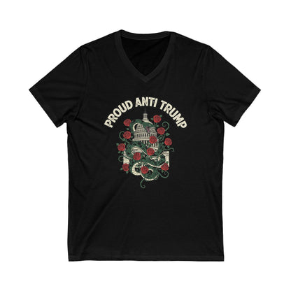Proud Anti Trump V-Neck Shirt anti Trump product