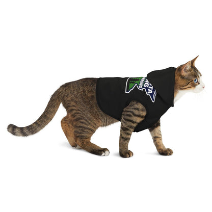 Cool Black Cat Hoodie Featuring Bold Graphic Design