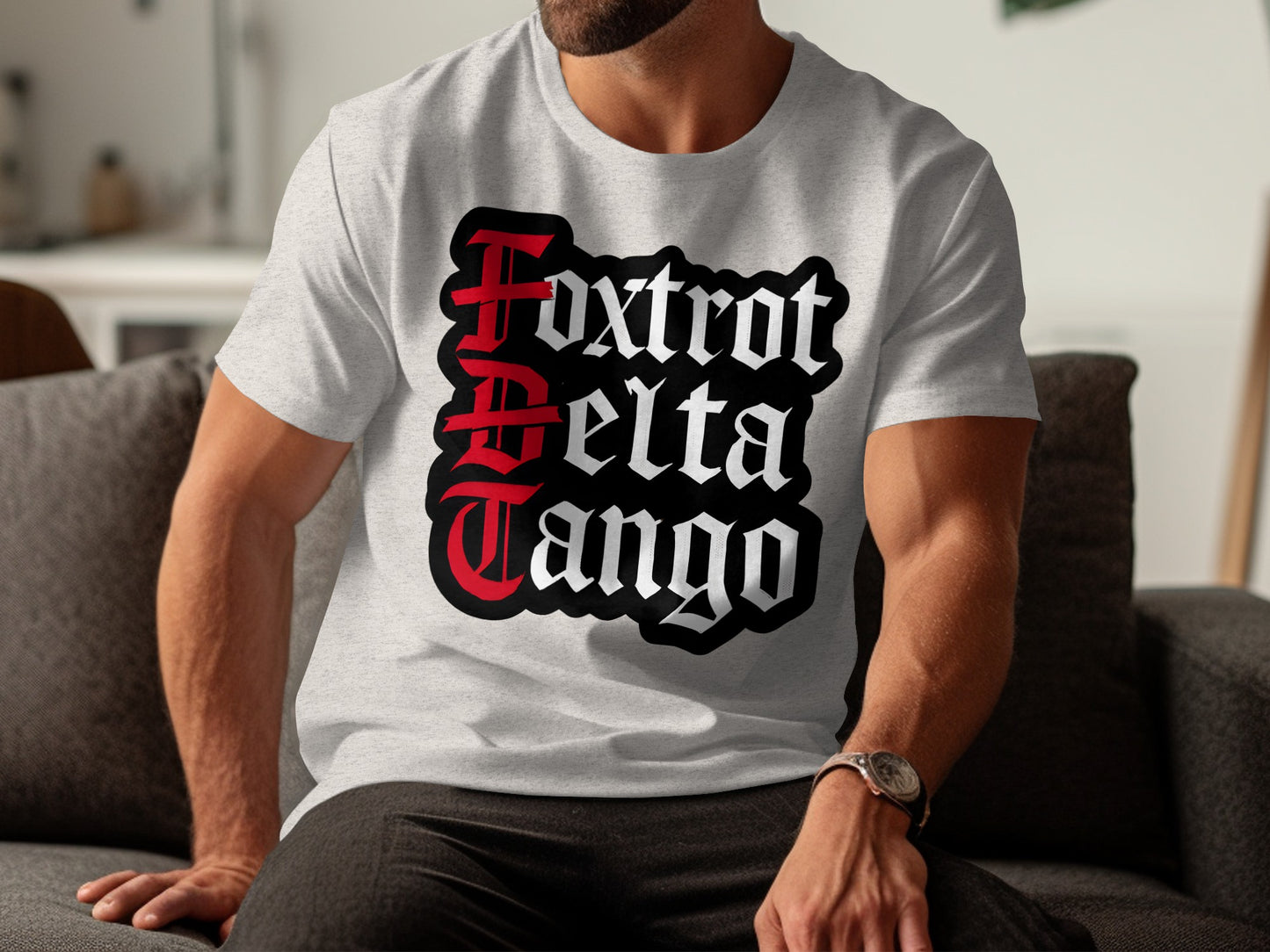Foxtrot Delta Tango Typography Graphic Tee product