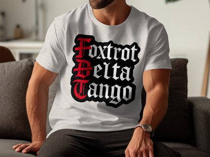 Foxtrot Delta Tango Typography Graphic Tee product