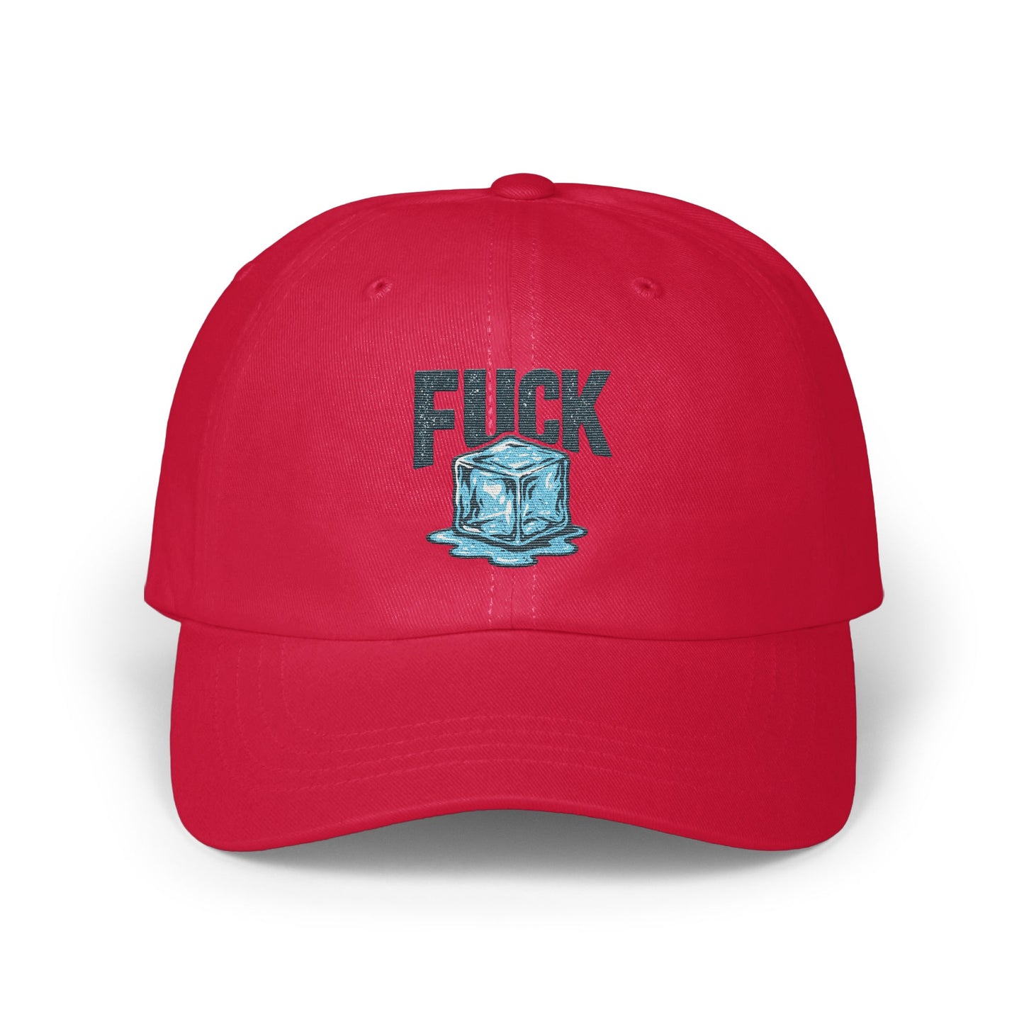 Fuck Ice Red Adjustable Baseball Cap product