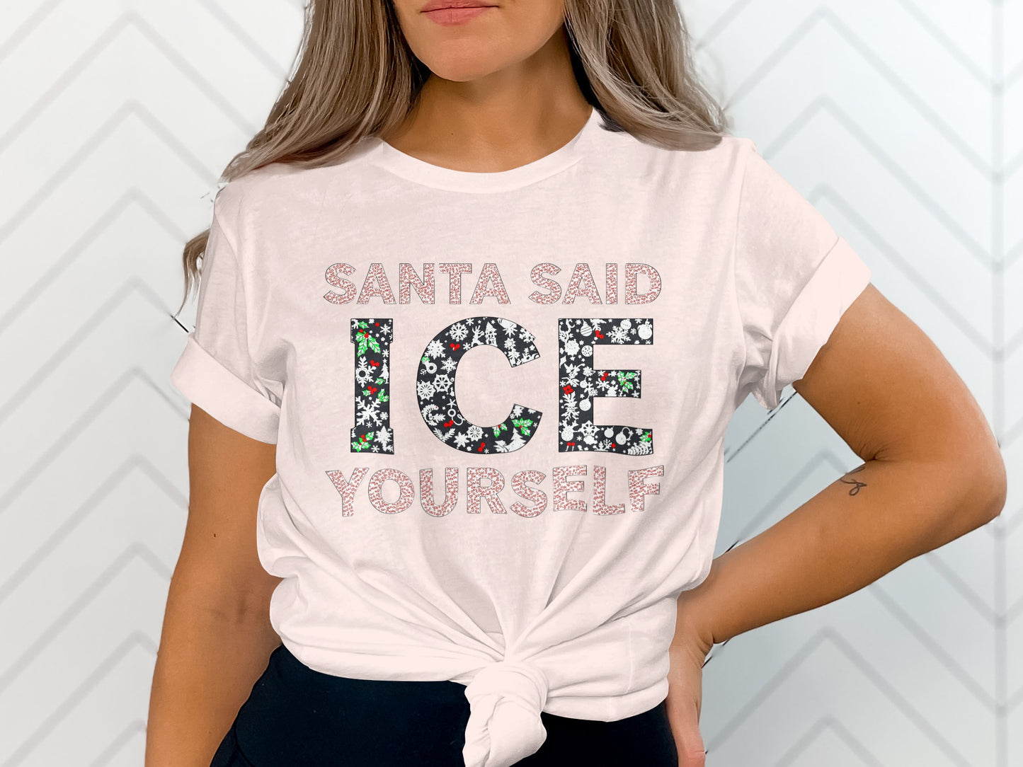 Santa Said Ice Yourself Graphic Tee
