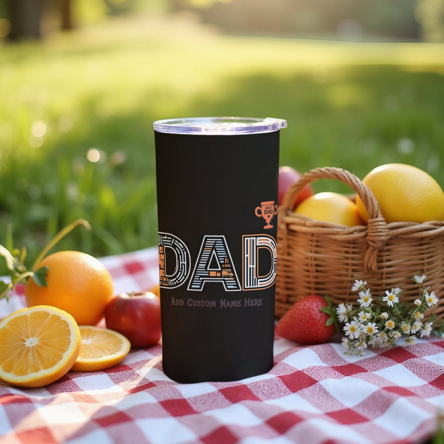Custom Name Dad Travel Mug Personalized Tumbler product