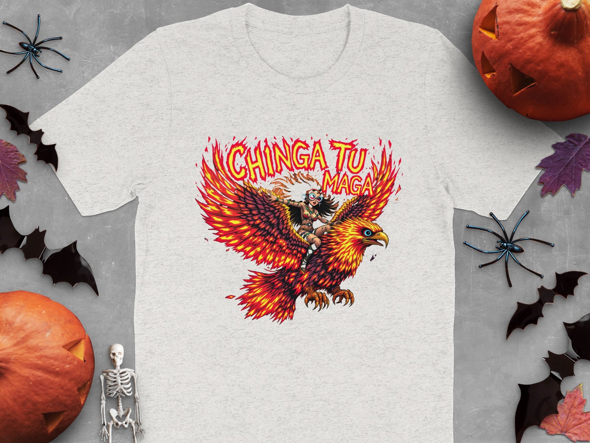 Chinga Tu Maga Graphic T-shirt for Halloween Festivities product