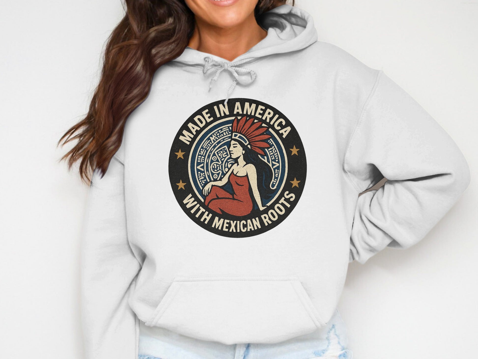 Made in America with Mexican Roots Hoodie product type