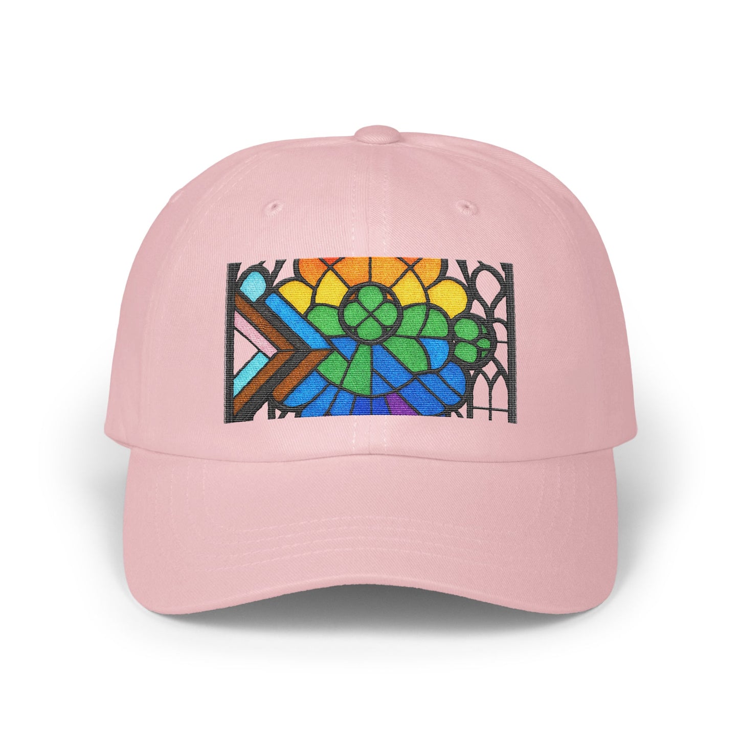Colorful Stained Glass Design Baseball Cap product