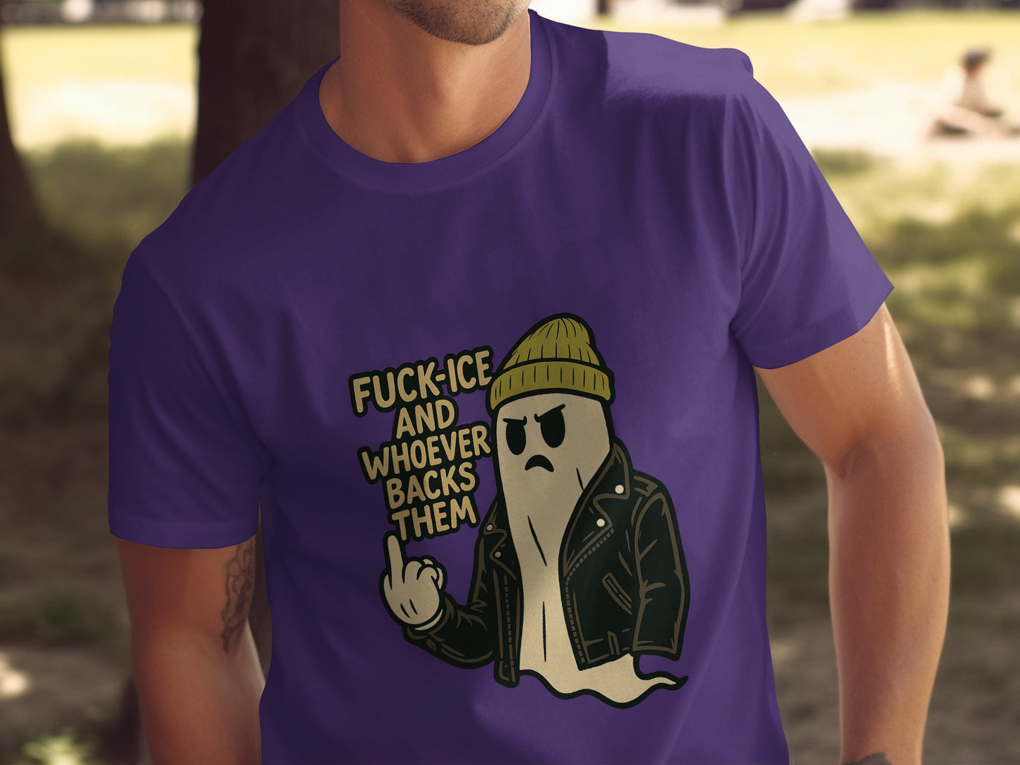 Fuck ICE And Whoever Backs Them T-shirt product