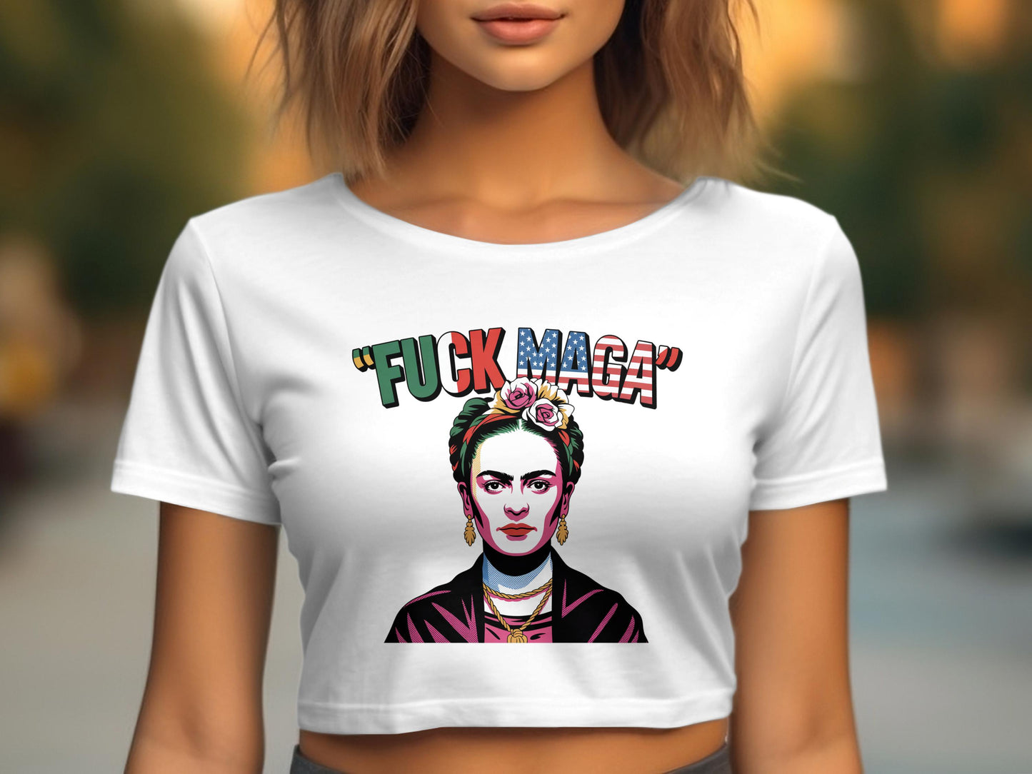 'F*** Maga' Frida Kahlo Statement T-shirt product type