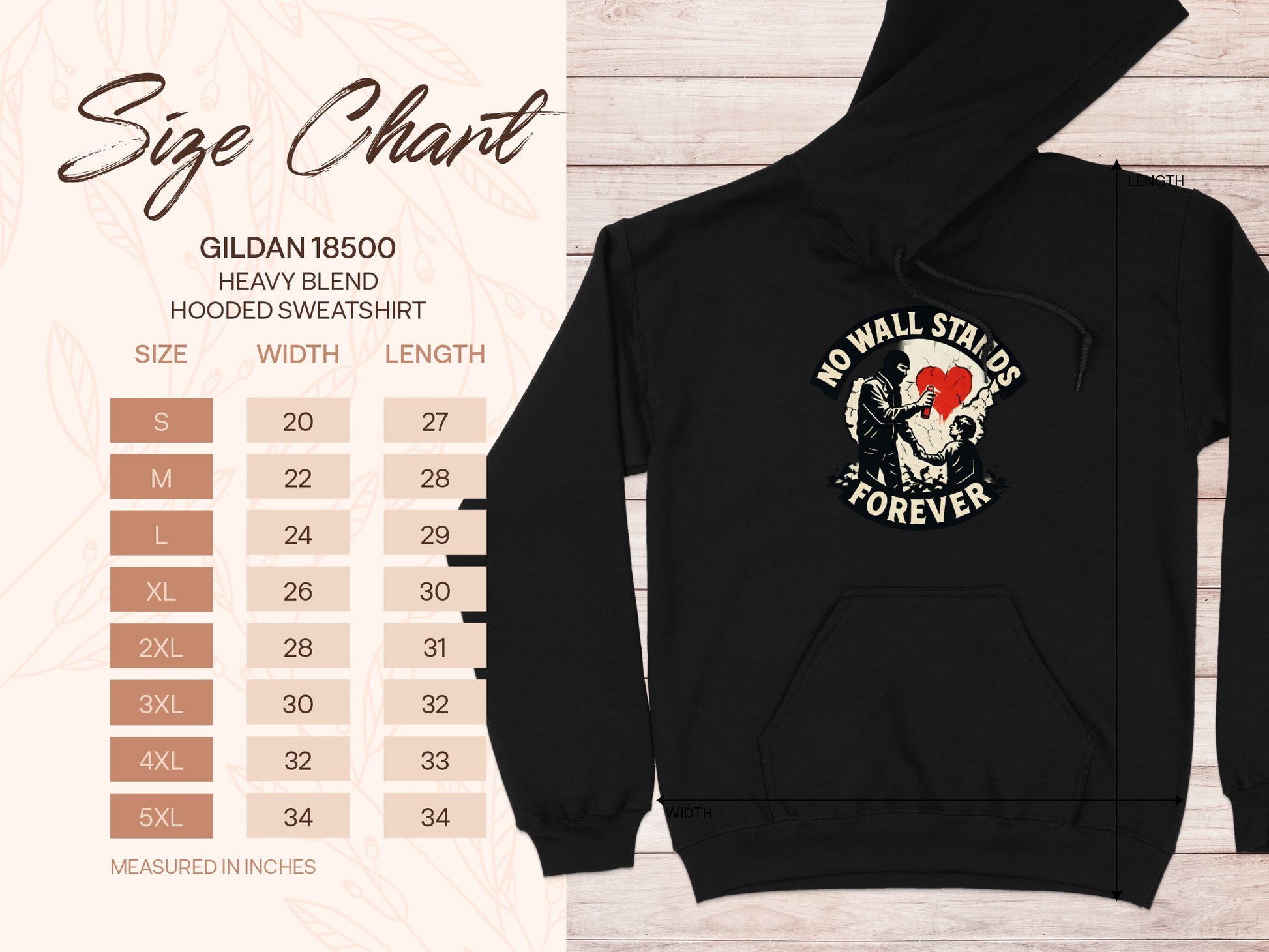 No Wall Stands Forever Hooded Sweatshirt product