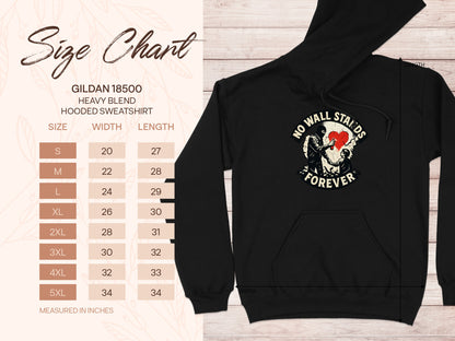 No Wall Stands Forever Hooded Sweatshirt product
