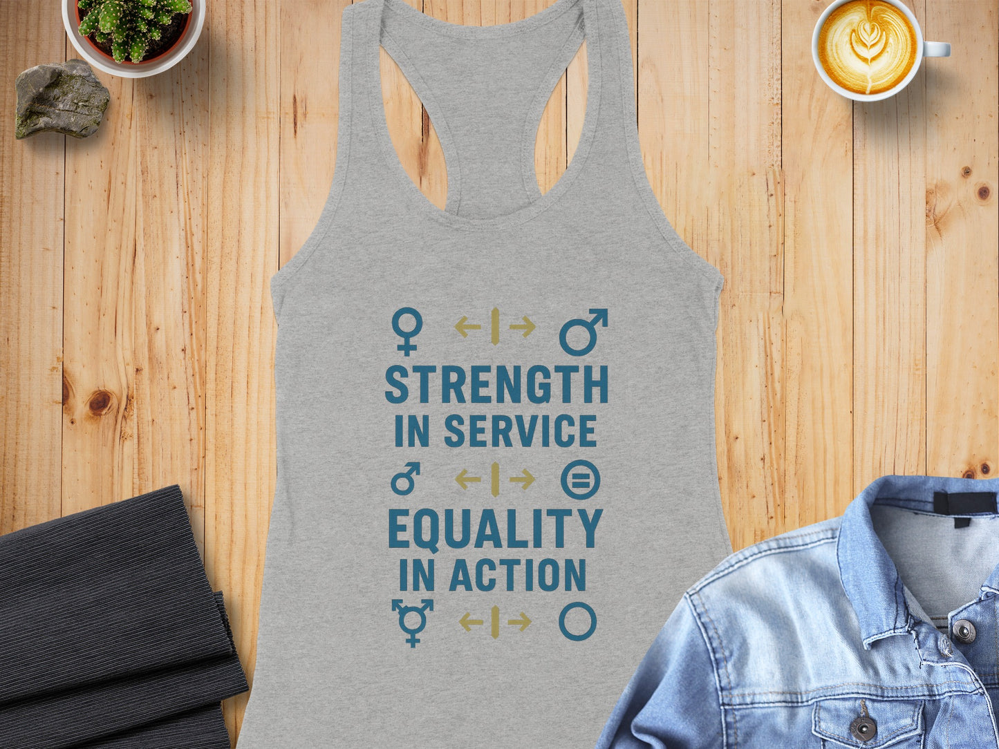 Strength in Service Equality in Action Tank Top