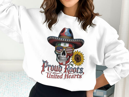 Proud Roots United Hearts Skull Graphic Sweatshirt product