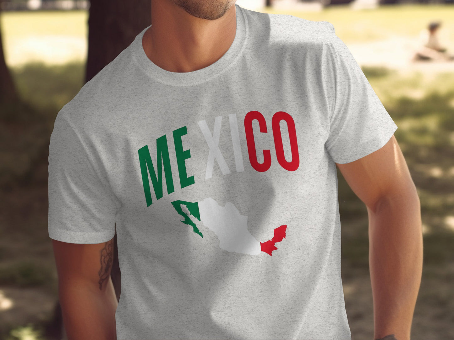 Mexico Map Graphic Short Sleeve T-shirt product