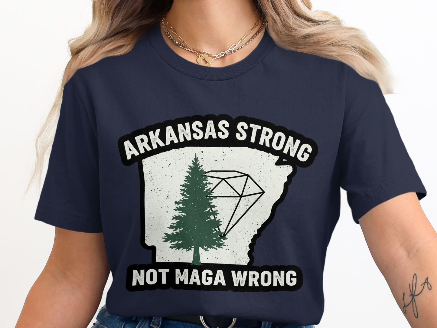 Arkansas Strong Not Maga Wrong T-shirt product