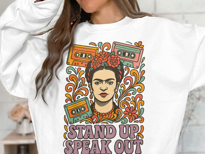 Stand Up Speak Out Graphic Sweatshirt