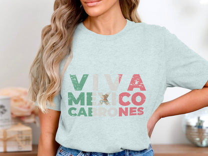 Viva Mexico Cabrones Graphic Tee Shirt product